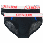 131 Brief Negro Malla Auss licrado