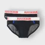 131 Brief Negro Malla Auss licrado - Imagen 4