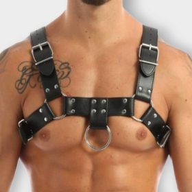 arnes cuero negro macho alfa colombia sexy fetiche (13)