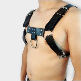 arnes cuero negro macho alfa colombia sexy fetiche (13)