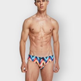 690 Bañador Color Seobean in blue white